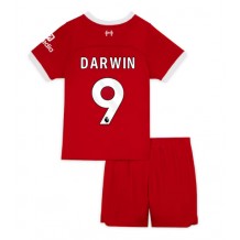 Liverpool Darwin Nunez #9 Hemmatröja Barn 2023-24 Kortärmad (+ Korta byxor)